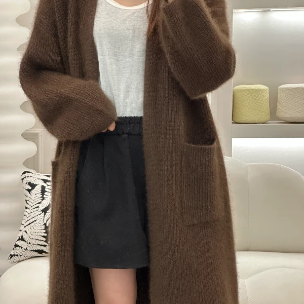 初恋绒 Classic 100% 浴袍腰带款 经典气质女士长款大衣 CLR007