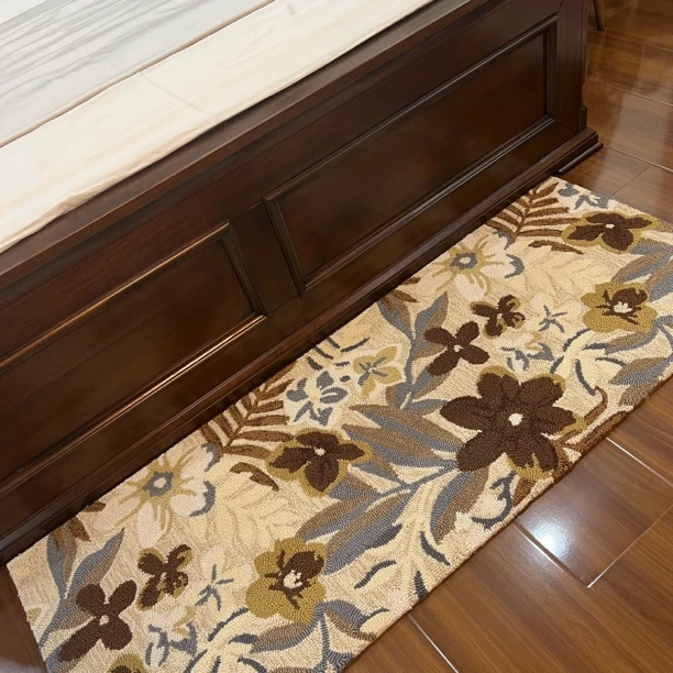 甄选乐漾美式地毯地垫宠物客厅卧室入户门床边