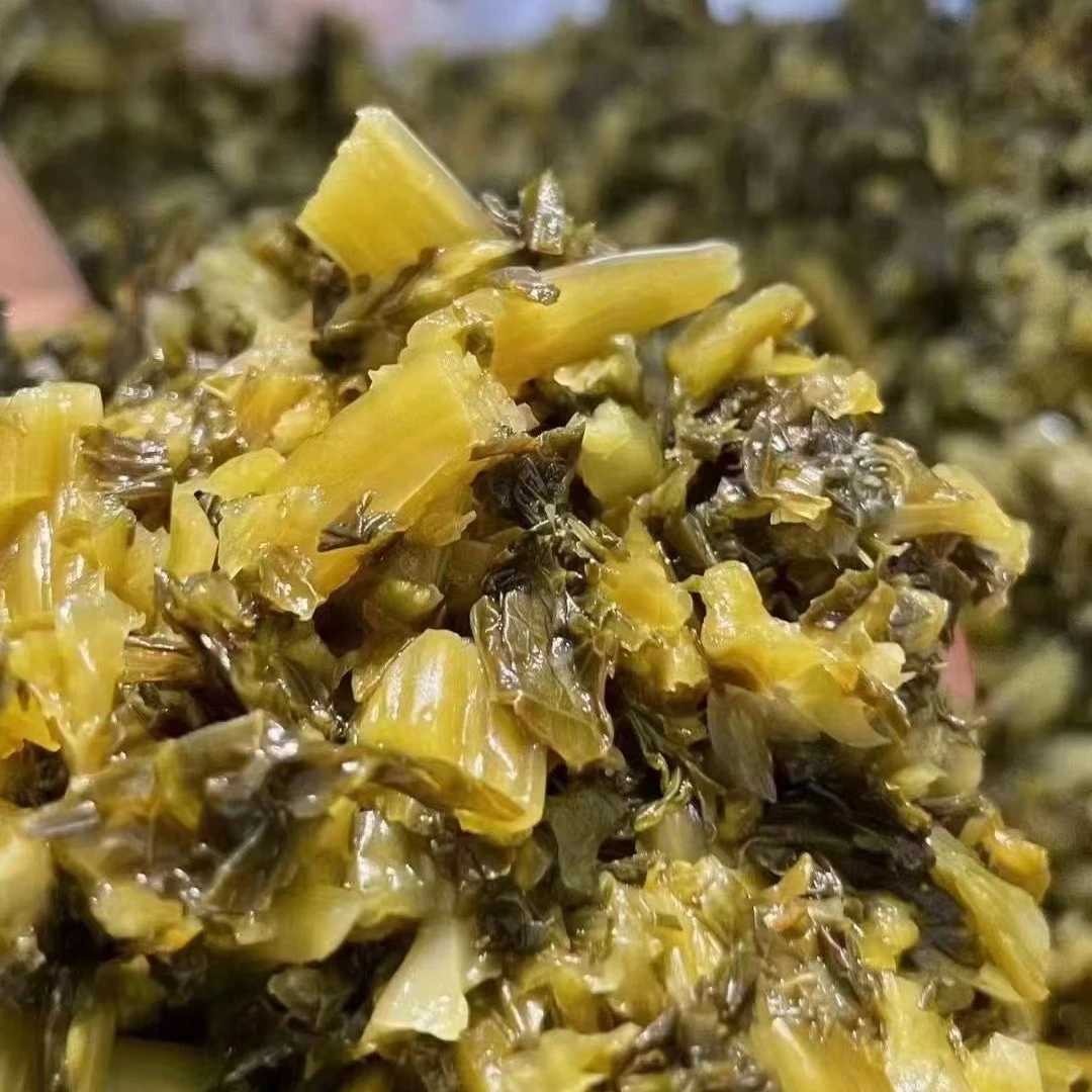 黄橙橙酸溜溜脆声声闻一下流口水的食用黄辣菜1斤1装可烧肉无添加