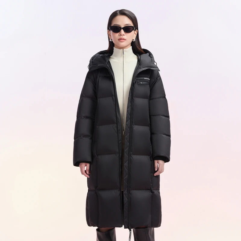 【品质泡芙系列】波司登冬季加长加厚保暖时尚女士羽绒服5956DY