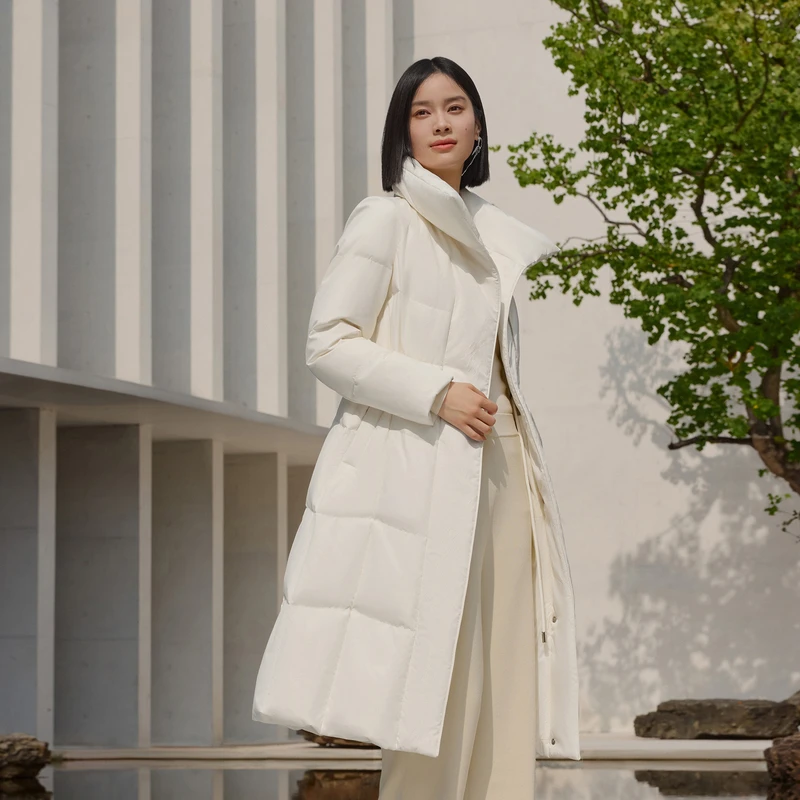波司登2024冬季新款女长款新中式羽绒服B40144582