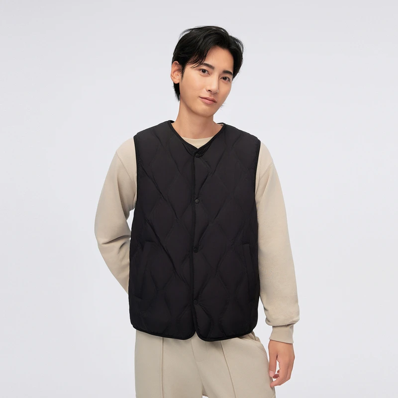 反季热卖波司登男时尚百搭轻暖时尚情侣款秋冬季羽绒背心马甲1011