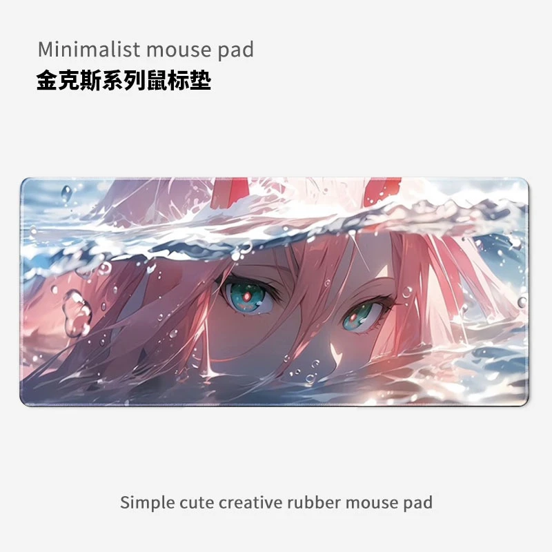 国家队02动漫二次元鼠标垫超大电竞原神鼠标垫电脑键盘滑鼠垫桌垫