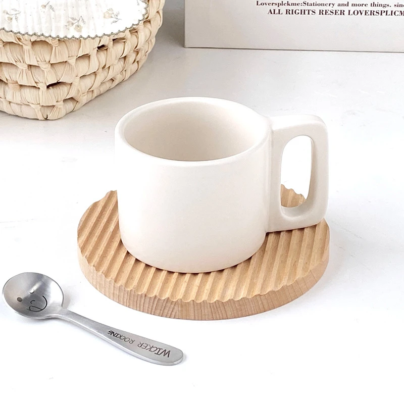 简约ins风创意手柄马克杯下午茶咖啡杯个性水杯家用早餐杯牛奶杯