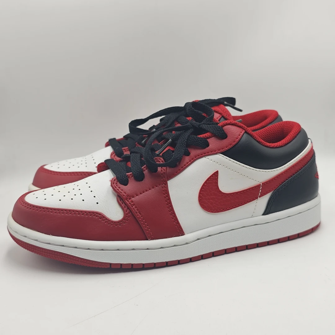 aj1 low黑红/40.5码/95新/公价1049/无盒休闲鞋