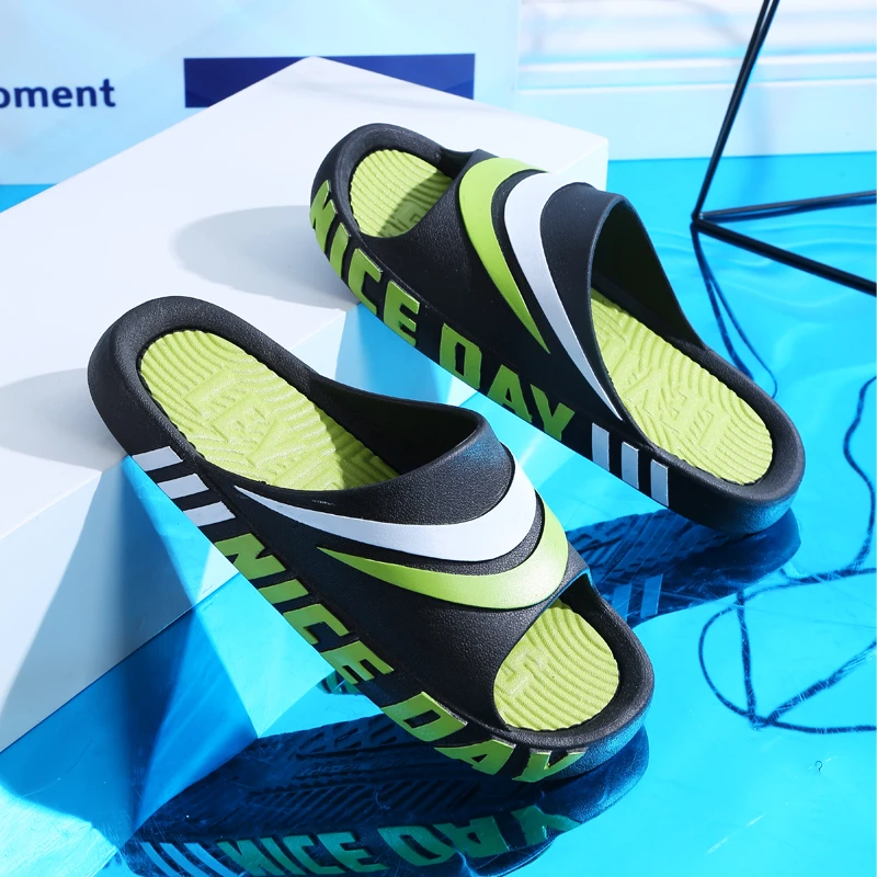 夏季2024新款外穿潮牌厚底防滑踩屎感拖鞋男家用情侣运动凉拖鞋男