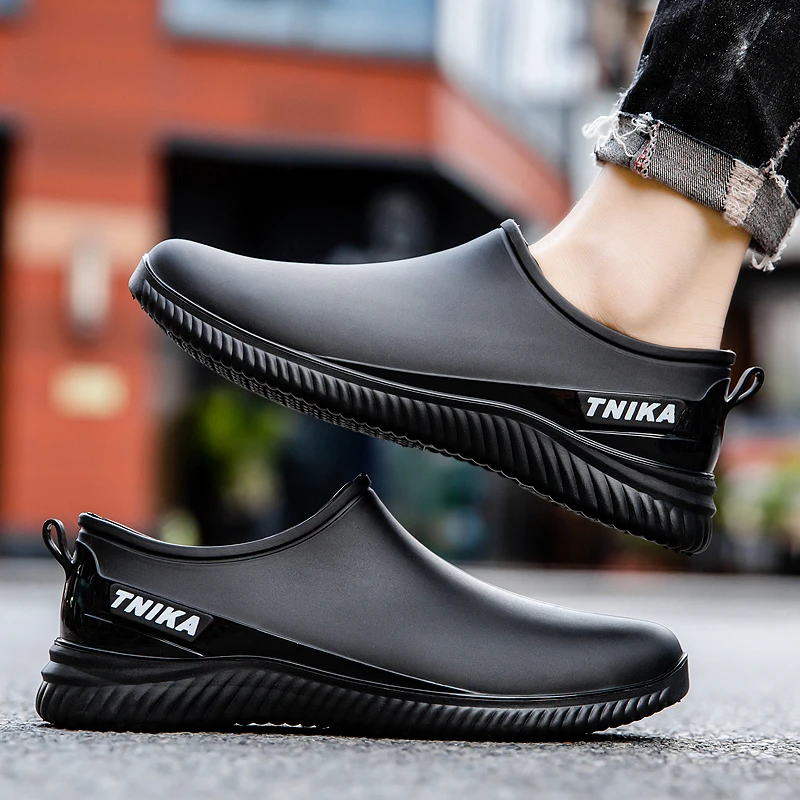 短筒防滑低帮防水雨鞋钓鱼鞋工地防水工作胶鞋水鞋男雨鞋水鞋雨靴