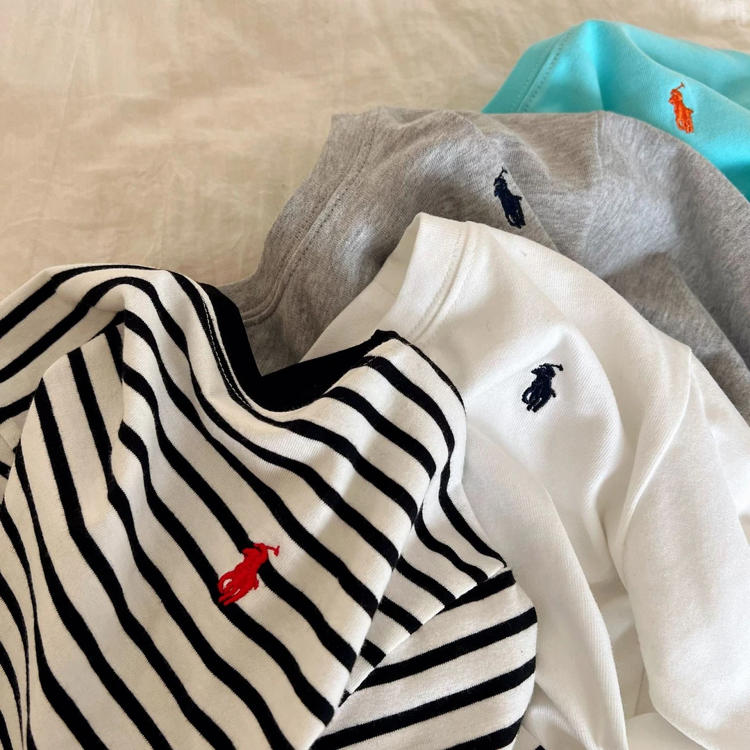 2023秋季新品男女童长袖T恤宝宝条纹男童洋气休闲百搭