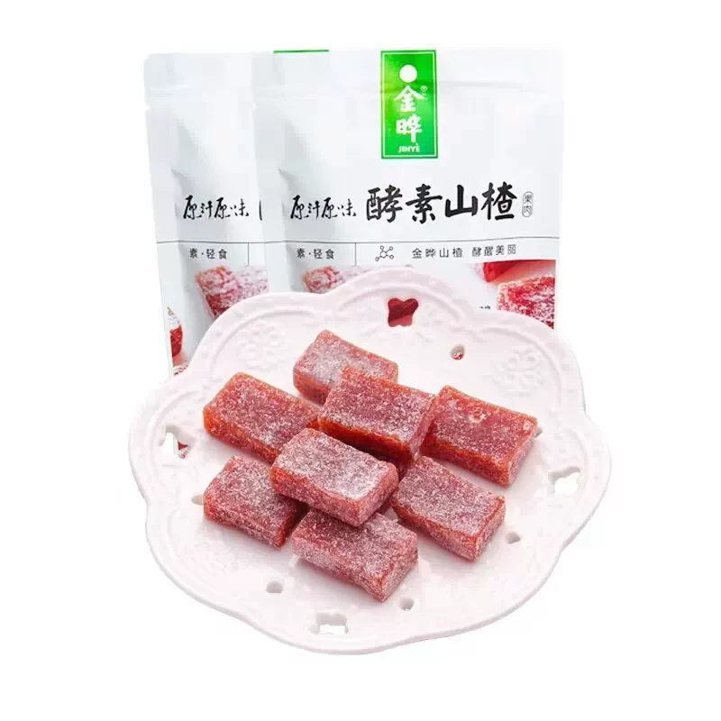 金晔【酵素山楂果肉108g】山楂糕蜜饯果脯办公休闲零食山楂零食