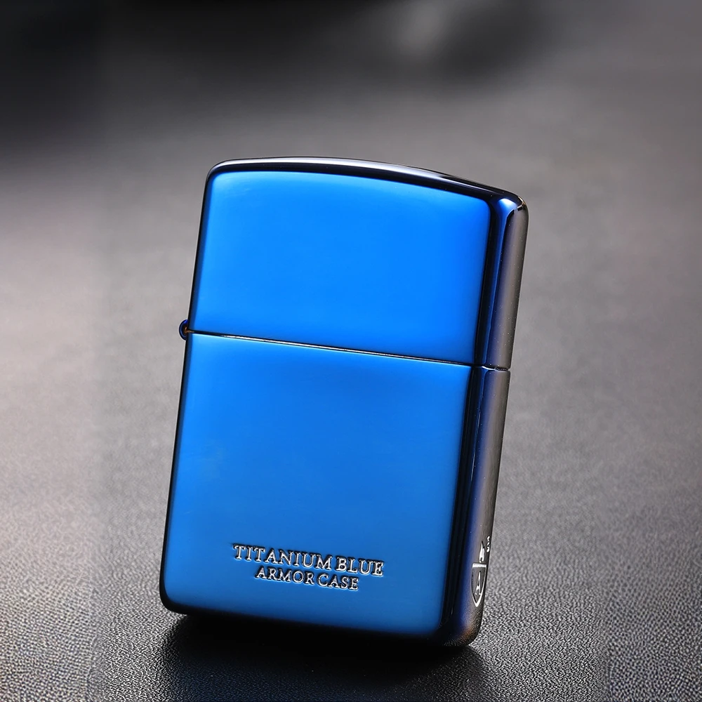 ZIPPO/之宝打火机正版盔甲镀钛防风煤油收藏男友送礼镜面经典个性