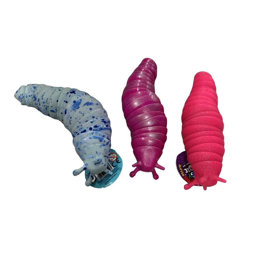 【毛毛虫】网红同款解压益智发泄鼻涕虫扭扭乐解压弯曲玩具批发