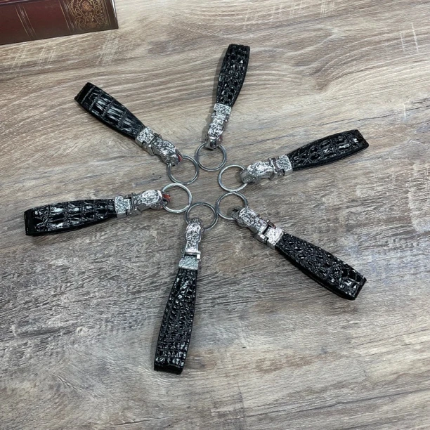 精品鳄皮钥匙扣挂件摆件