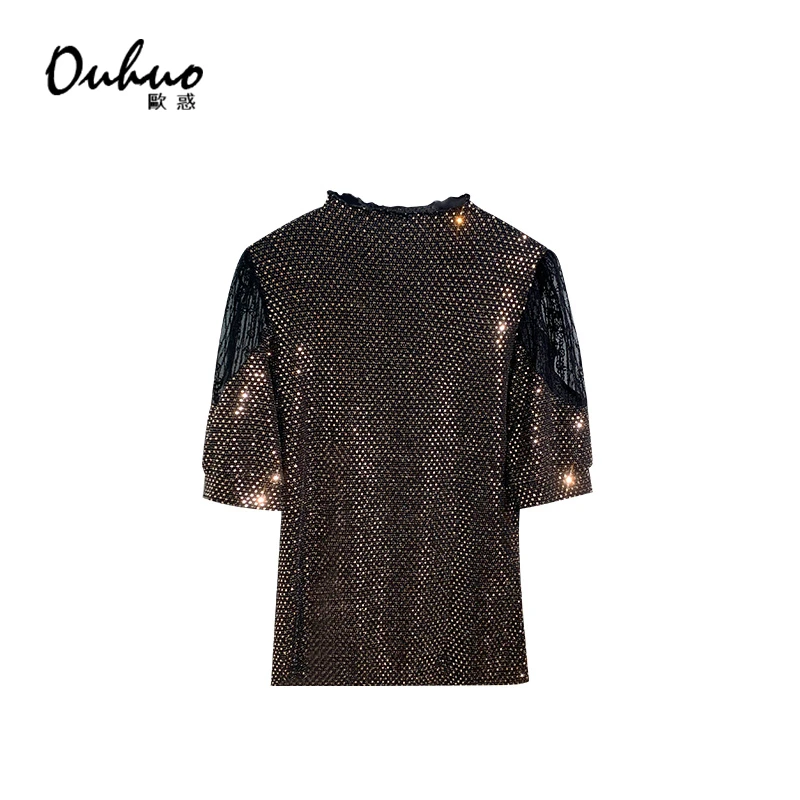 【苏苏现货】新款T恤 OHTSG02116时尚打底上衣内搭圆领轻奢夏季春夏