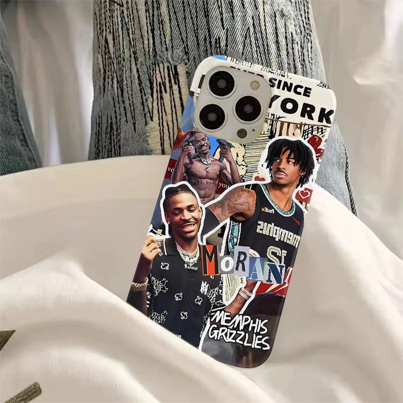 森昊图NBA莫兰特苹果X14手机壳iPhone13华为oppovivo小米菲林硬壳