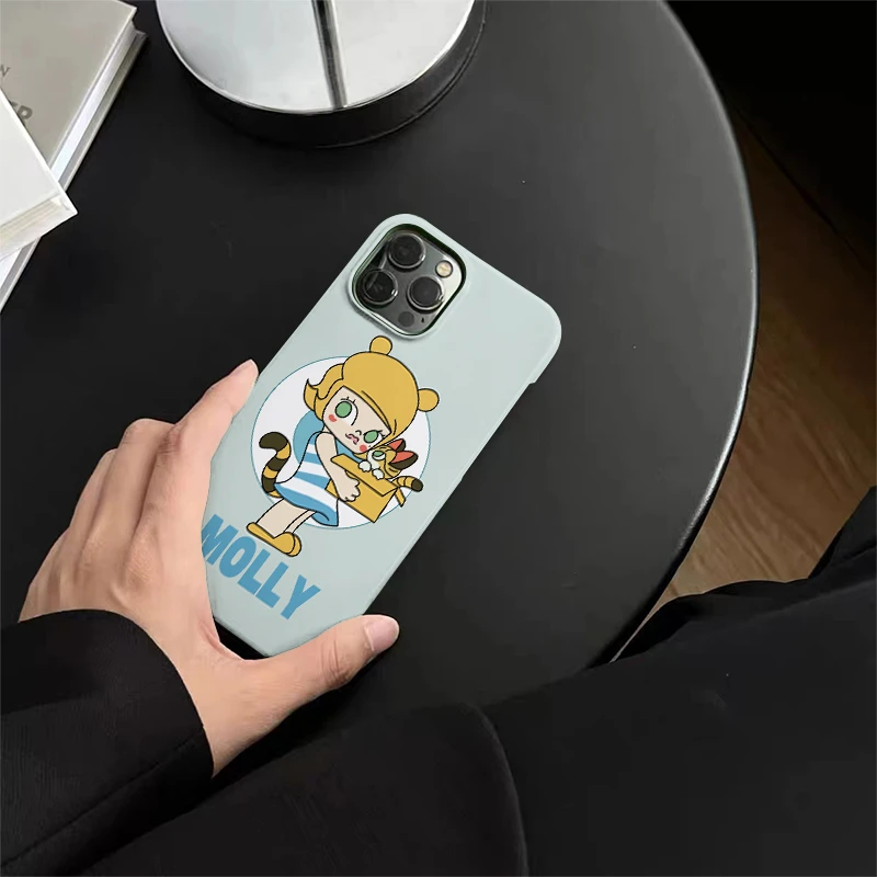 蓝底硬抱猫玛特手机壳iPhone14promax15苹果vivo12plus华为mate60