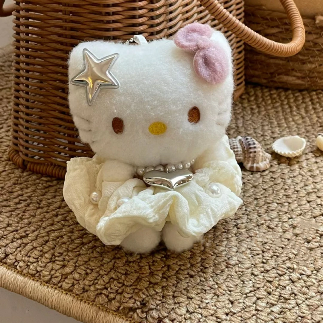 kitty猫泡泡裙婚纱蓬蓬裙 KT毛绒挂件公仔挂件钥匙扣可爱玩偶挂件