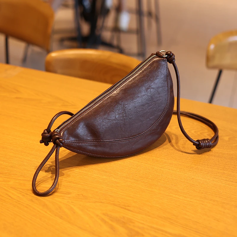 ITZCKHK品牌女包斜挎包2025新款包百搭时尚饺子包潮流单肩包包