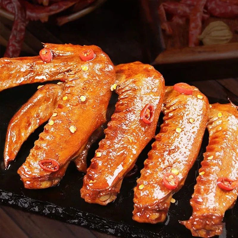 【新疆包邮】10包烤翅烤鸭翅卤味肉类解馋休闲追剧零食香辣味熟食