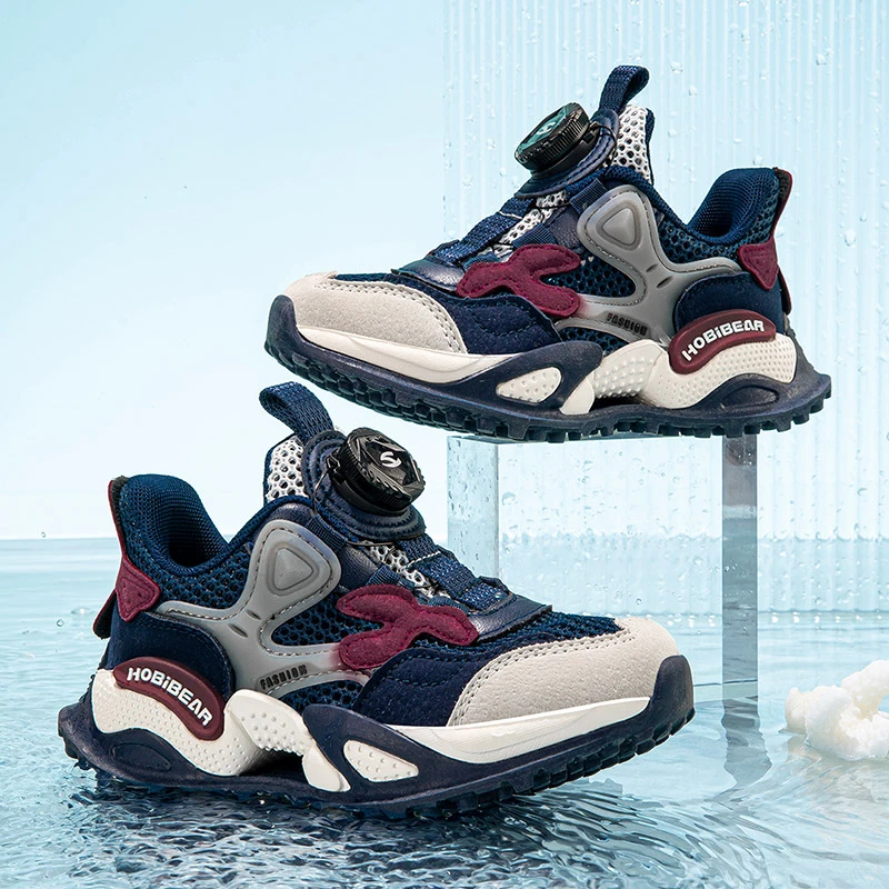 哈比熊童鞋单网男童透气网面轻便舒适中大童跑步鞋防滑男童运动鞋