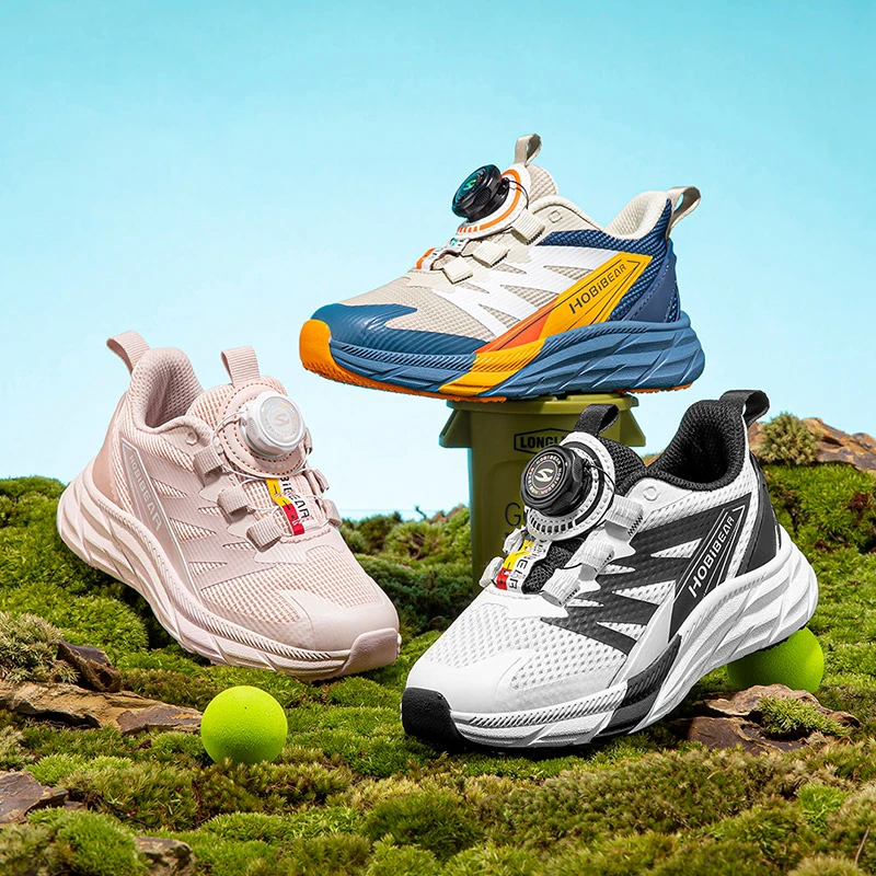 HOBIBEAR/哈比熊27-38码春秋款中大童网面运动鞋跑步鞋AS8122