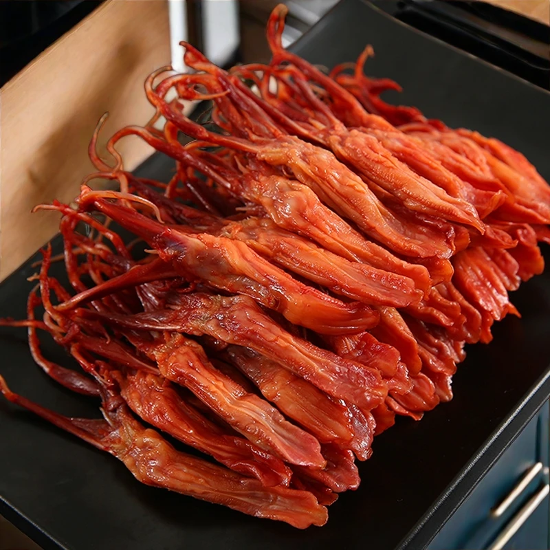 修文酱鸭舌头半成品大鸭舌温州特产原味腊鸭舌休闲零食需蒸熟吃E3