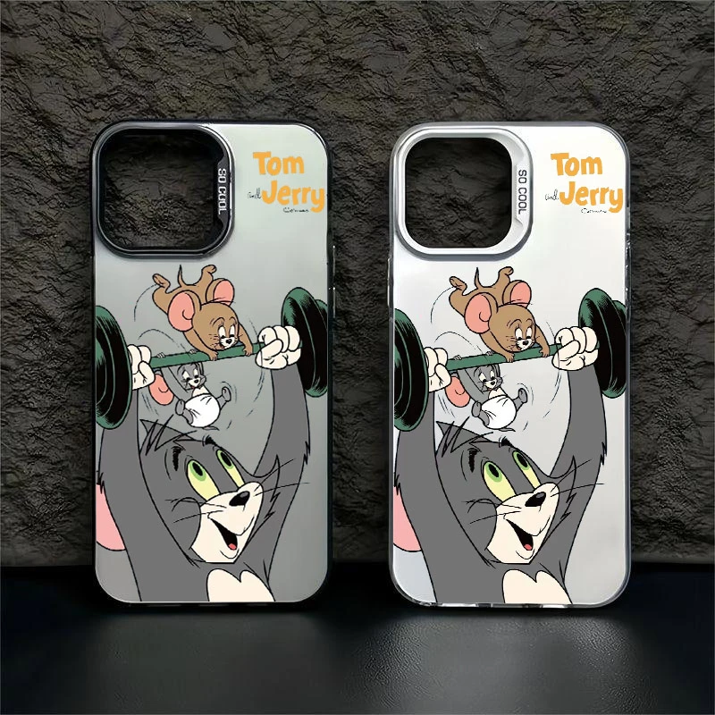 趣味汤姆杰瑞苹果15手机壳网红iphone12/13/14卡通11/xs可爱xsmax