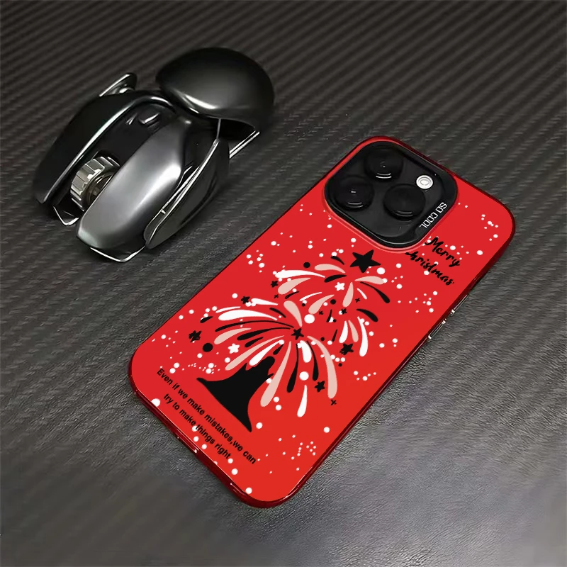 烟花圣诞树苹果iPhone15promax手机壳14/13/12元气壳11大孔xr/xs