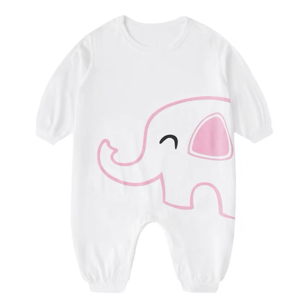 婴幼儿长袖连体衣宝宝长袖外出服无骨连体