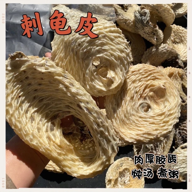 刺龟皮鱼干海南刺龟皮刺豚皮煲汤煲粥食材汤汁味道鲜美250克包邮