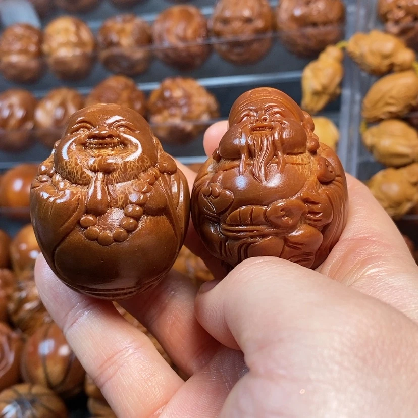 【闪购商品】橄榄核核雕财迷