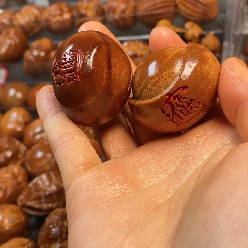 【闪购商品】橄榄核核雕还*乐元宝