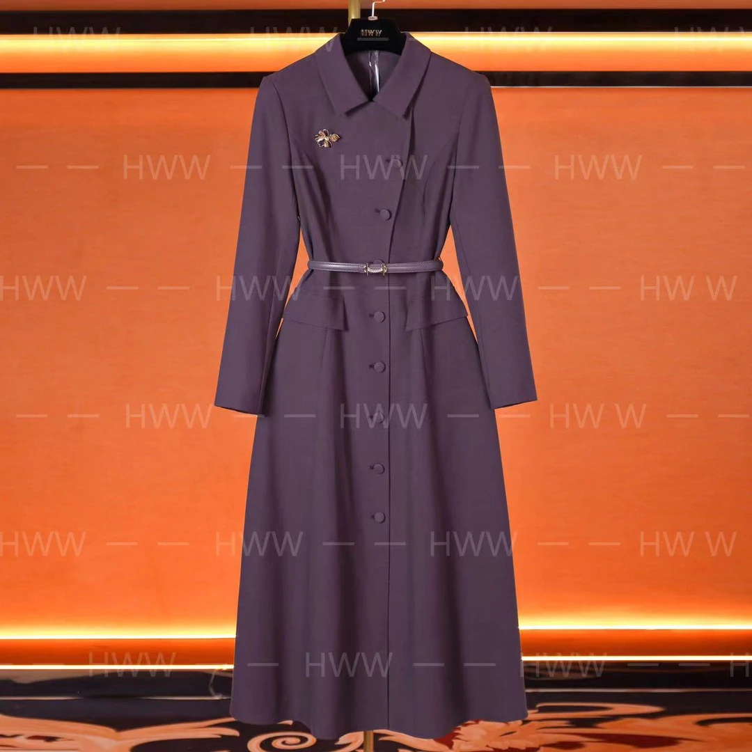 轻奢设计师女装连衣裙优雅气质修身时尚收腰连衣裙DHZRR404460