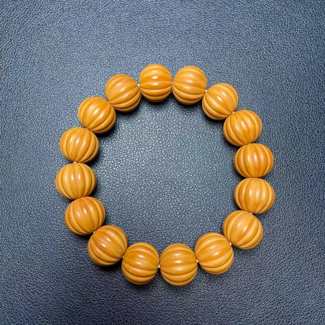 瓜珠猴头核桃16+mm龙炎料子灯笼大瓜珠颗颗精选精雕文玩好物