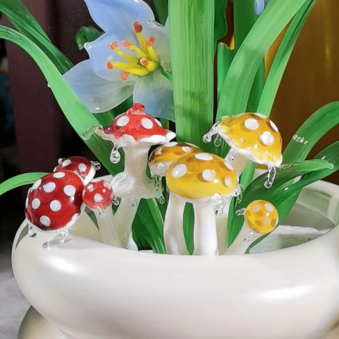 淄博琉璃可爱小蘑菇