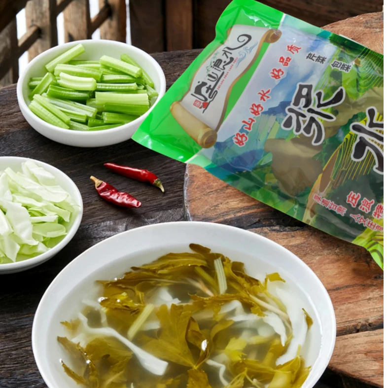 甘肃庄浪庄山浪水（芹菜+包菜）浆水