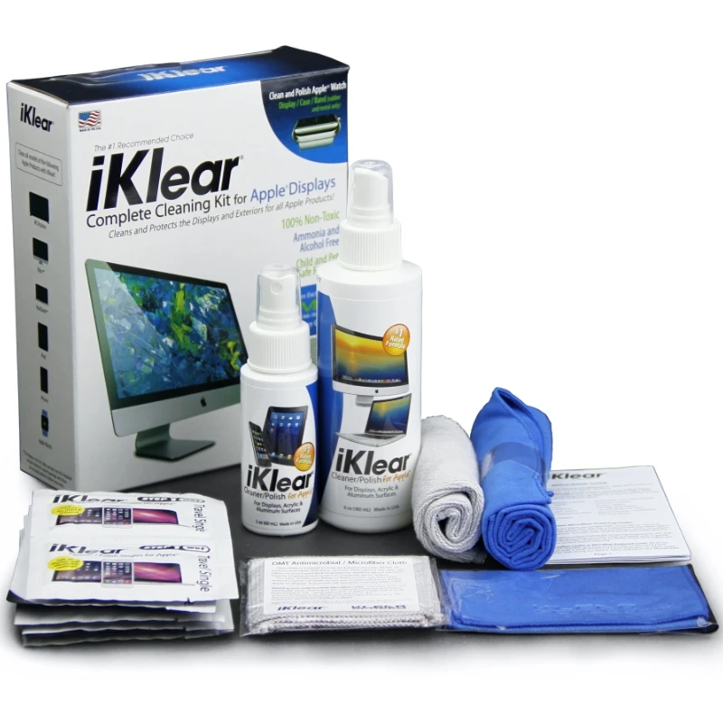 iKlear电脑屏幕清洁套装MacBook笔记本显示器清洁剂擦布原装进口