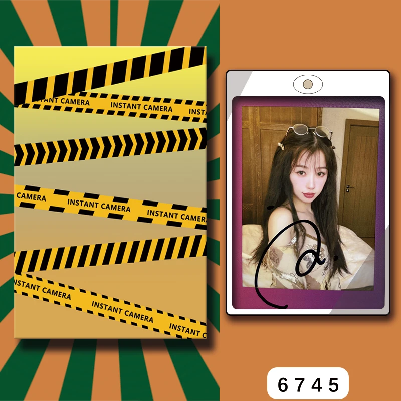 D6745【虞书欣】 正品拍立得照片 彩边