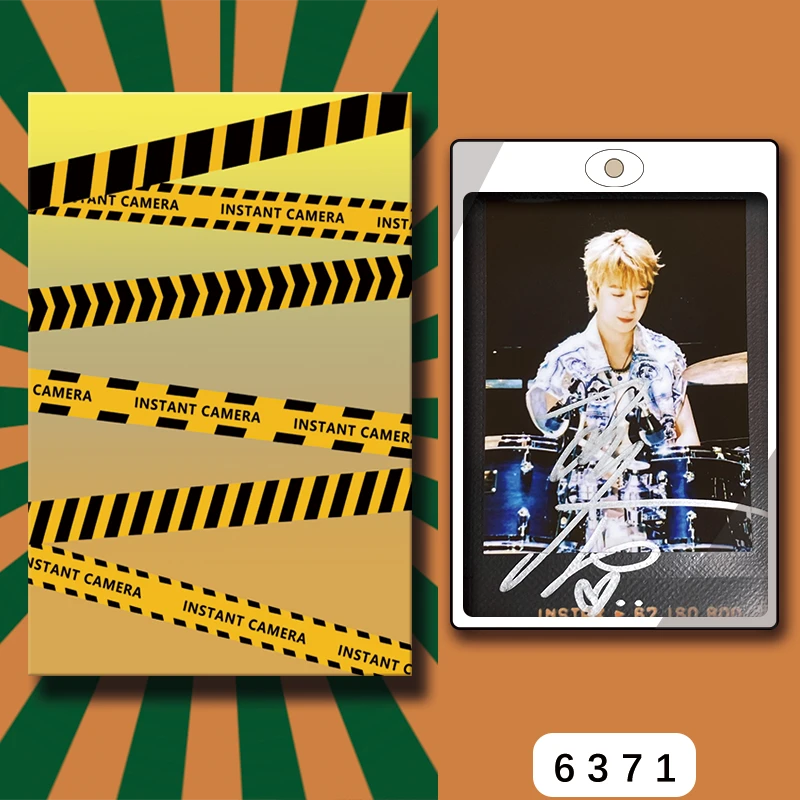 D6371【王栎鑫】 正品拍立得照片 黑金