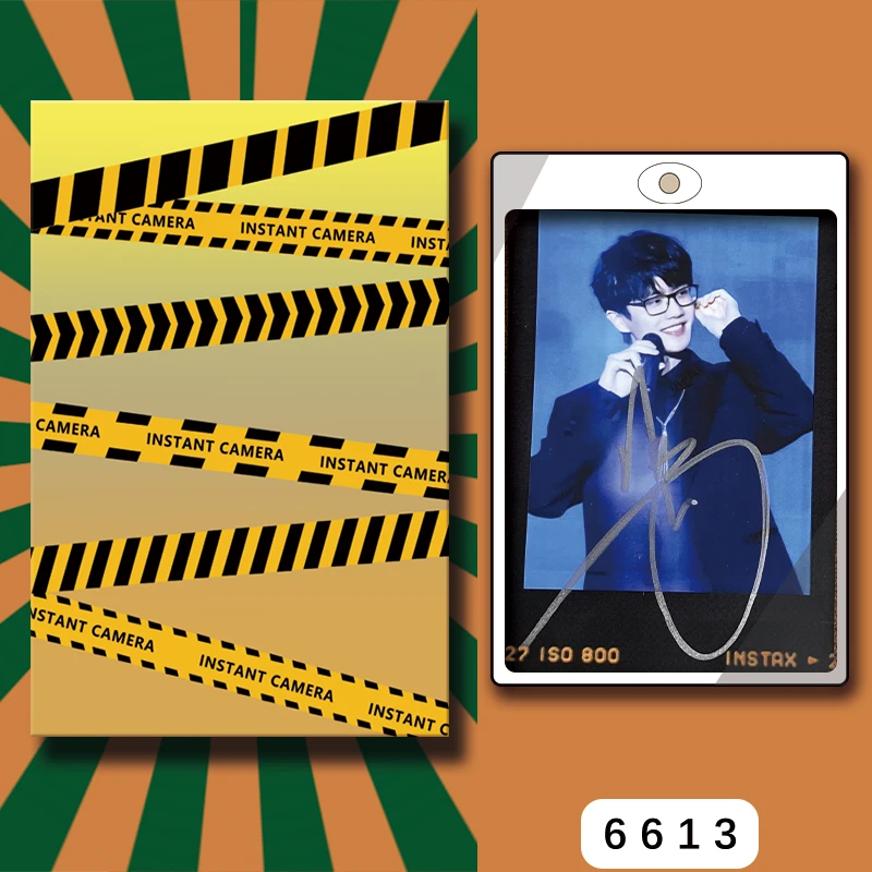 D6613【许嵩】 正品拍立得照片 黑金