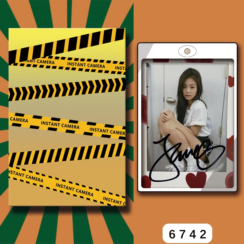 D6742【JENNIE】 正品拍立得照片 爱心