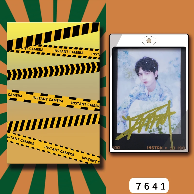 D7641【蒲熠星】 正品拍立得照片 黑金