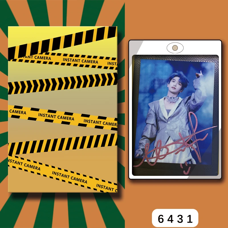 D6431【黄子弘凡】 正品拍立得照片 黑金