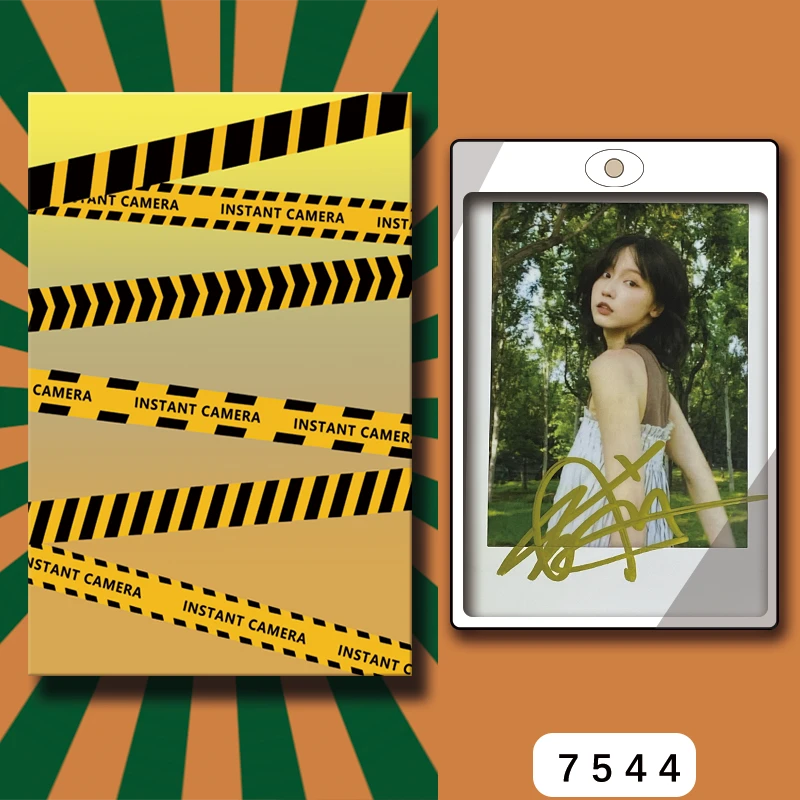 D7544【成果】 正品拍立得照片 白边