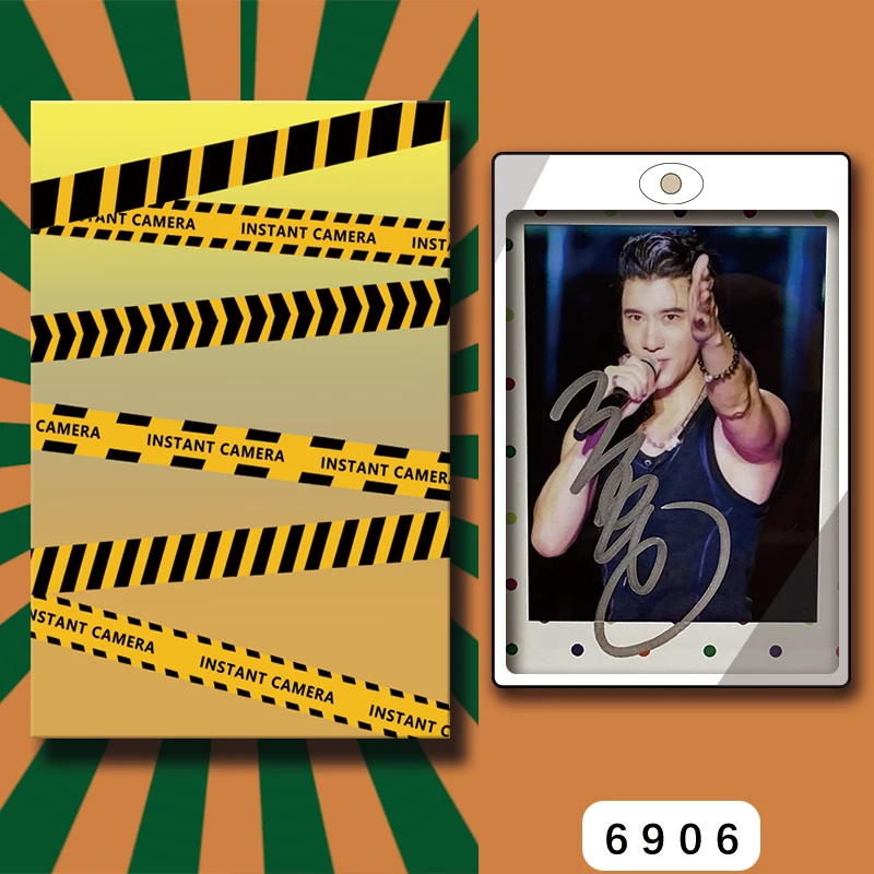 D6906【王力宏】 正品拍立得照片 波点