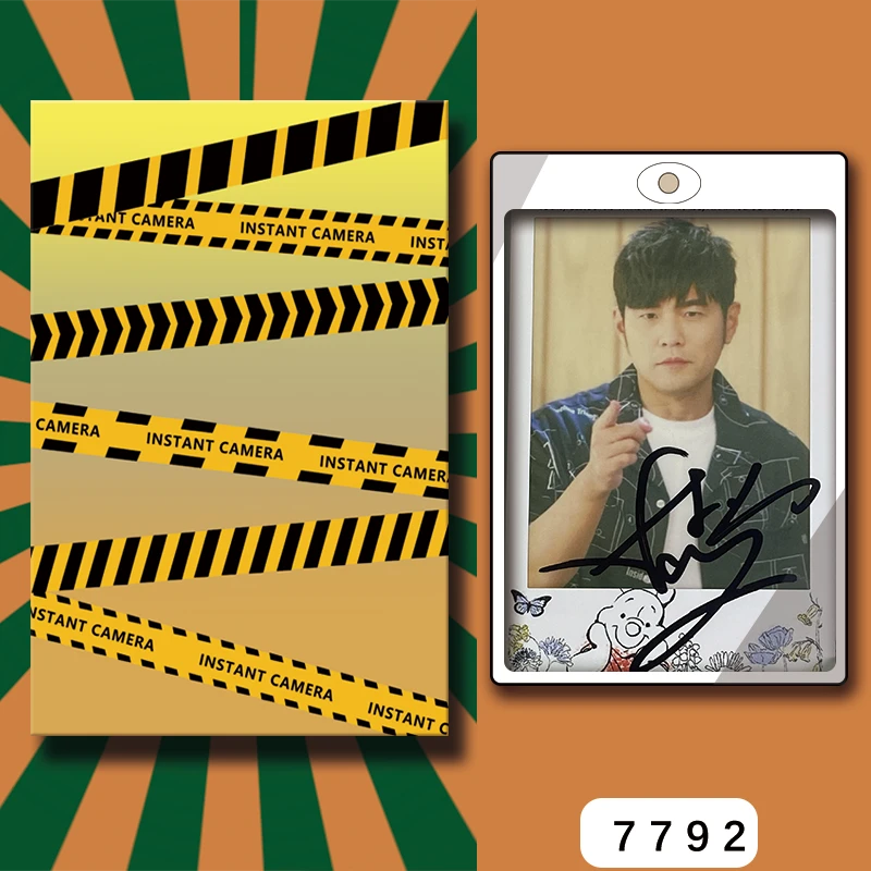 D7792【周杰伦】 正品拍立得照片 维尼