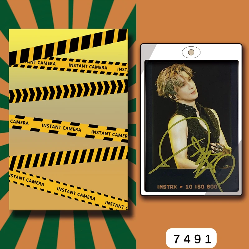 D7491【薛之谦】 正品拍立得照片 黑金