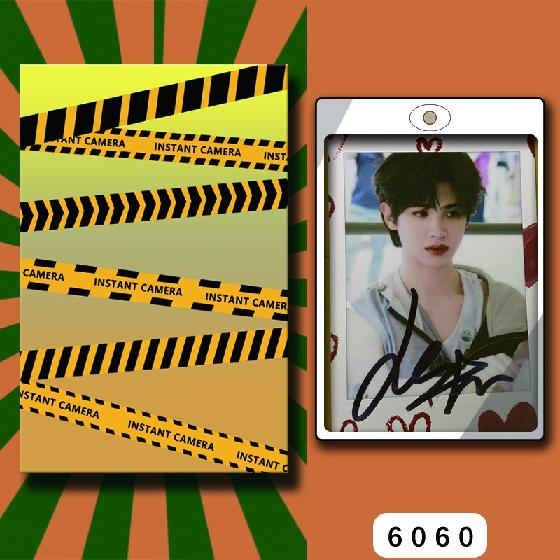 D6060【黄明昊】 正品拍立得照片 爱心