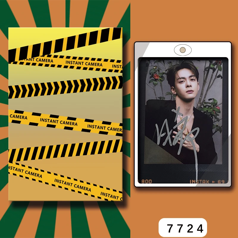 D7724【曾舜晞】 正品拍立得照片 黑金