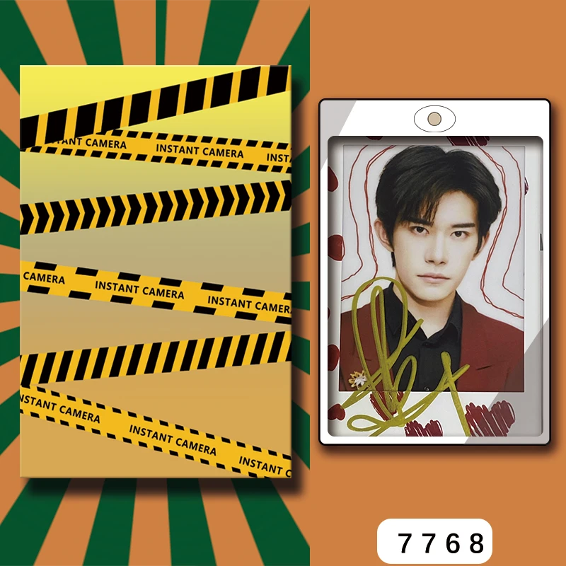 D7768【易烊千玺】 正品拍立得照片 爱心