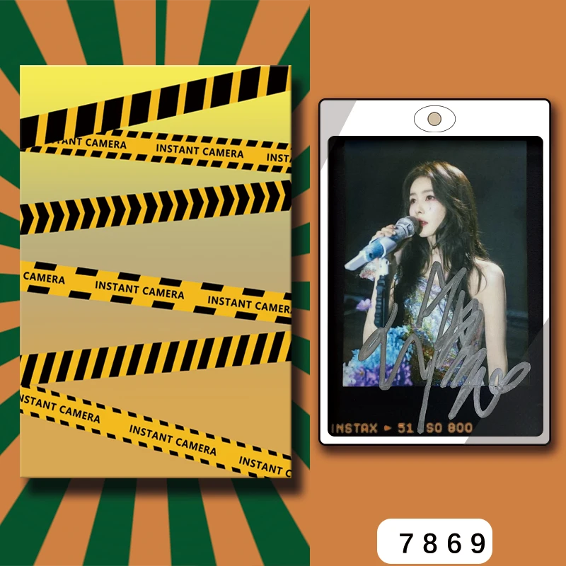 D7869【白鹿】 正品拍立得照片 黑金